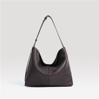 Bag Tote Lledr Gwirioneddol Defaid Merched Slouchy